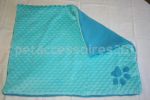 tapis matelas pour chien polaire bleue petaccessoires