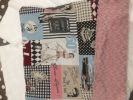 cuddle cup tissu pin up et fourrure bleue